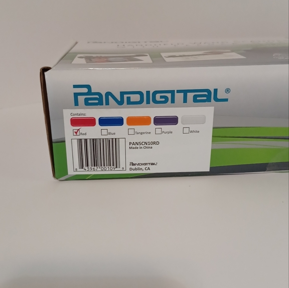 Pandigital Hand-Held Wand Scanner with Feeder Dock &, Red, PANSCN10RD NEW - Picture 2 of 2